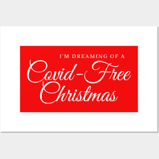 Covid Free Christmas Posters and Art